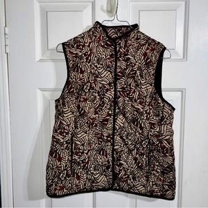 Croft & Barrow Women’s Quilted Puffer Vest Sz S